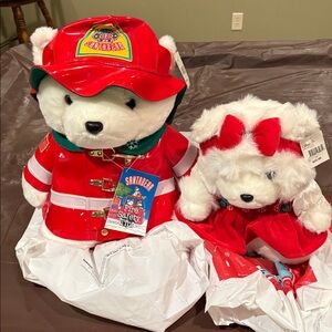 1996 Santa Bear Dayton Hudson Mr & Mrs